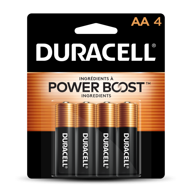 DURACELL AA BATTERIES 4 PACK