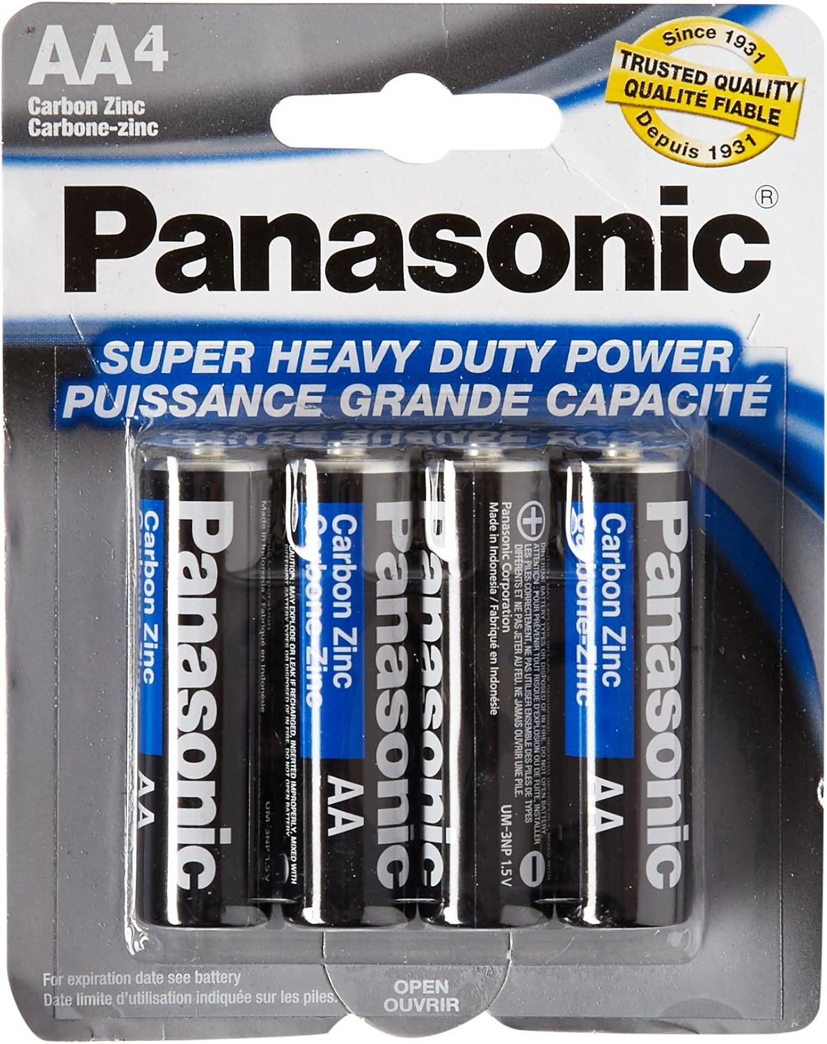 PANASONIC AA 4 PACK BATTERIES