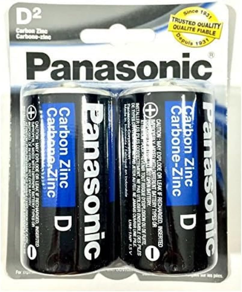 PANASONIC D TYPE 2 PACK BATTERIES