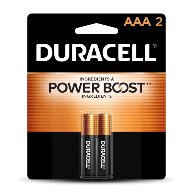 DURACELL AAA BATTERIES 2 PACK