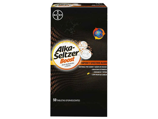ALKA SELTZER BOOST 2 TABLETS, 25POUCHES (25 X 2 TABLETS)