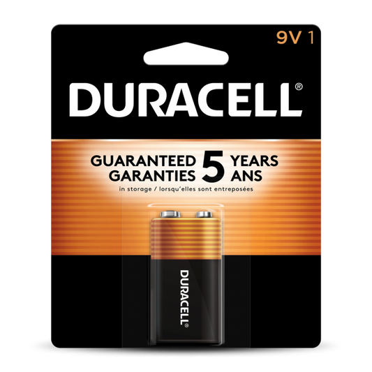 DURACELL 9V BATTERIES 1 PACK