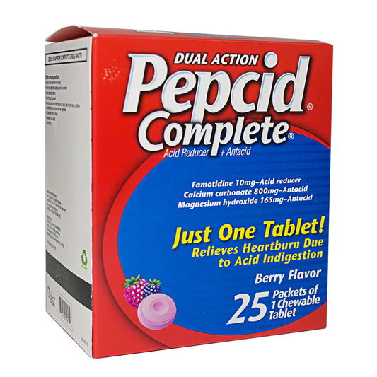 PEPCID COMPLETE 1 TABLET, 25 POUCHES (25 x 1 TABLET )