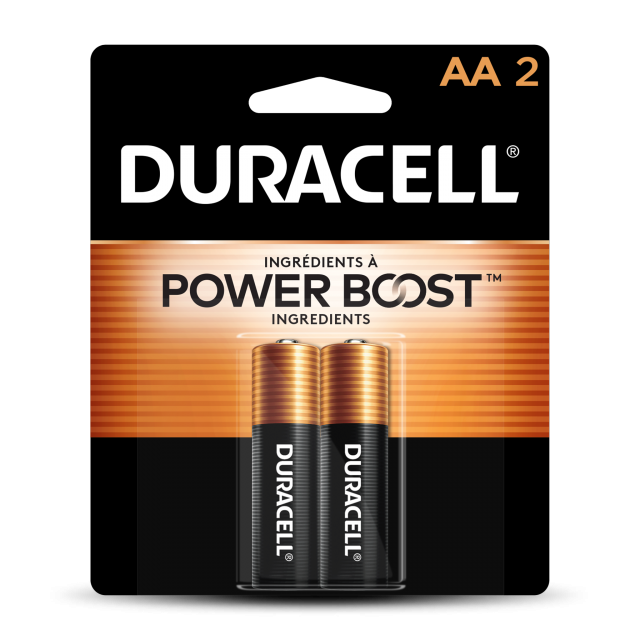 DURACELL AA BATTERIES 2 PACK