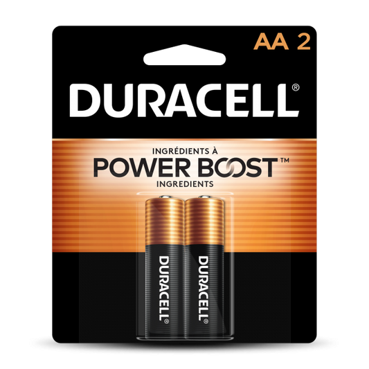 DURACELL AA BATTERIES 2 PACK