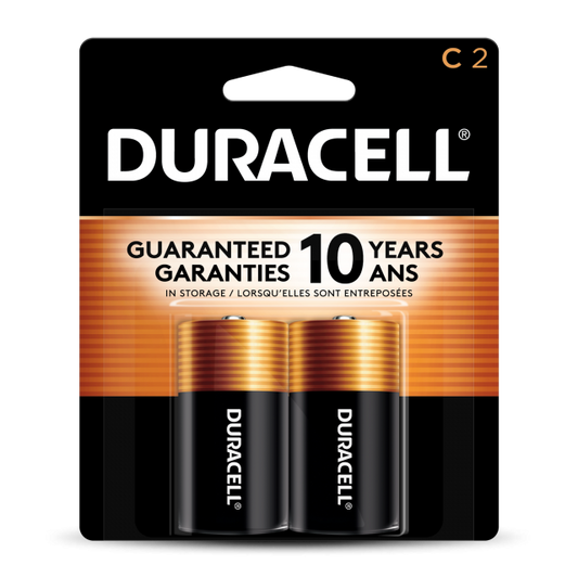 DURACELL C BATTERIES 2 PACK